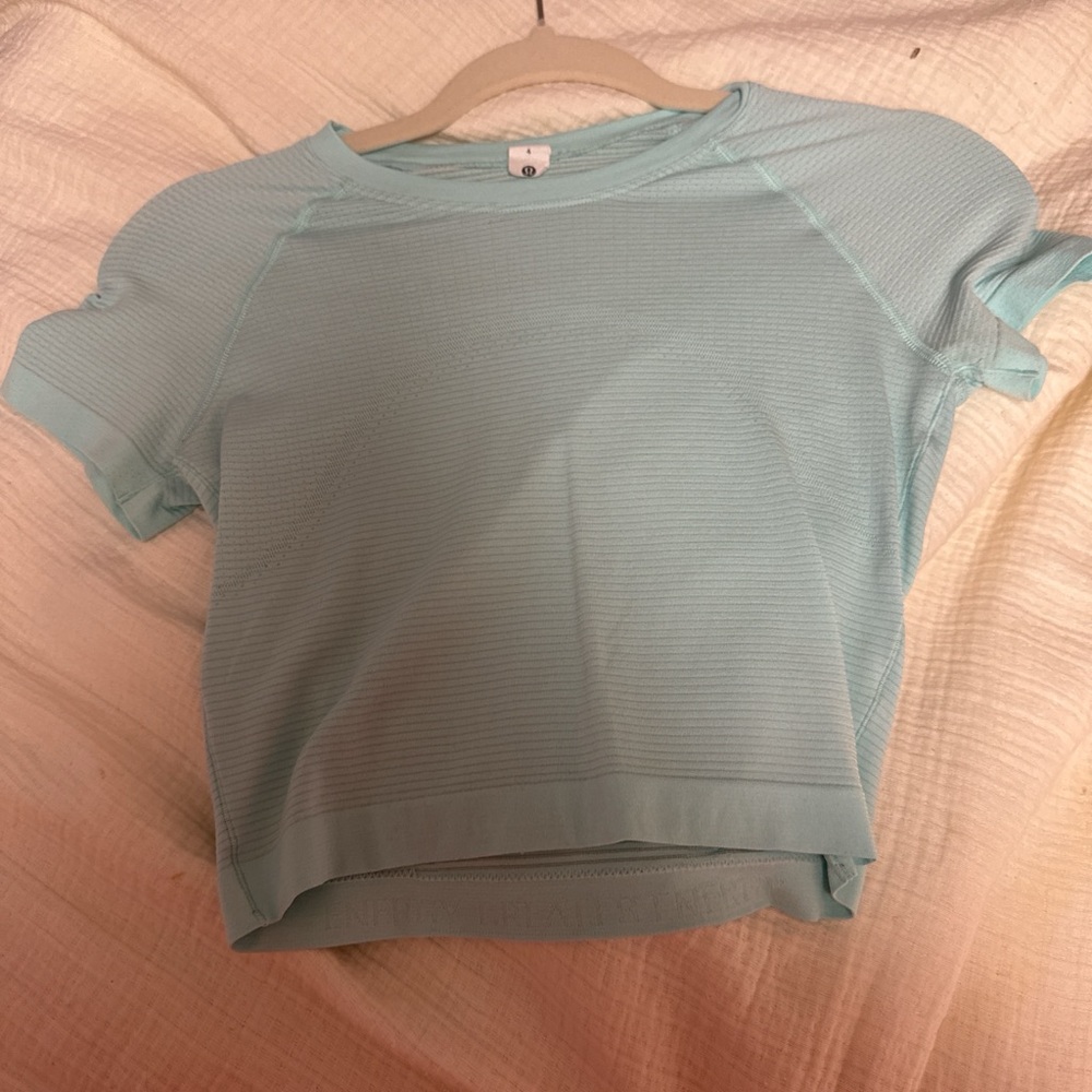 Light Blue Cropped Swiftly Tech